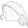 3M™ Speedglas® Пелерина для защиты головы от искр и брызг для щитка сварщика 3M™ Speedglas® 9100 FX