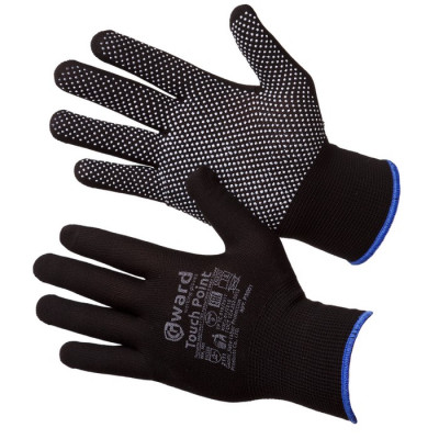 Перчатки Gward Touch Point 9 нейлоновые с ПВХ микроточкой